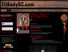 Tablet Screenshot of fitbodybc.com